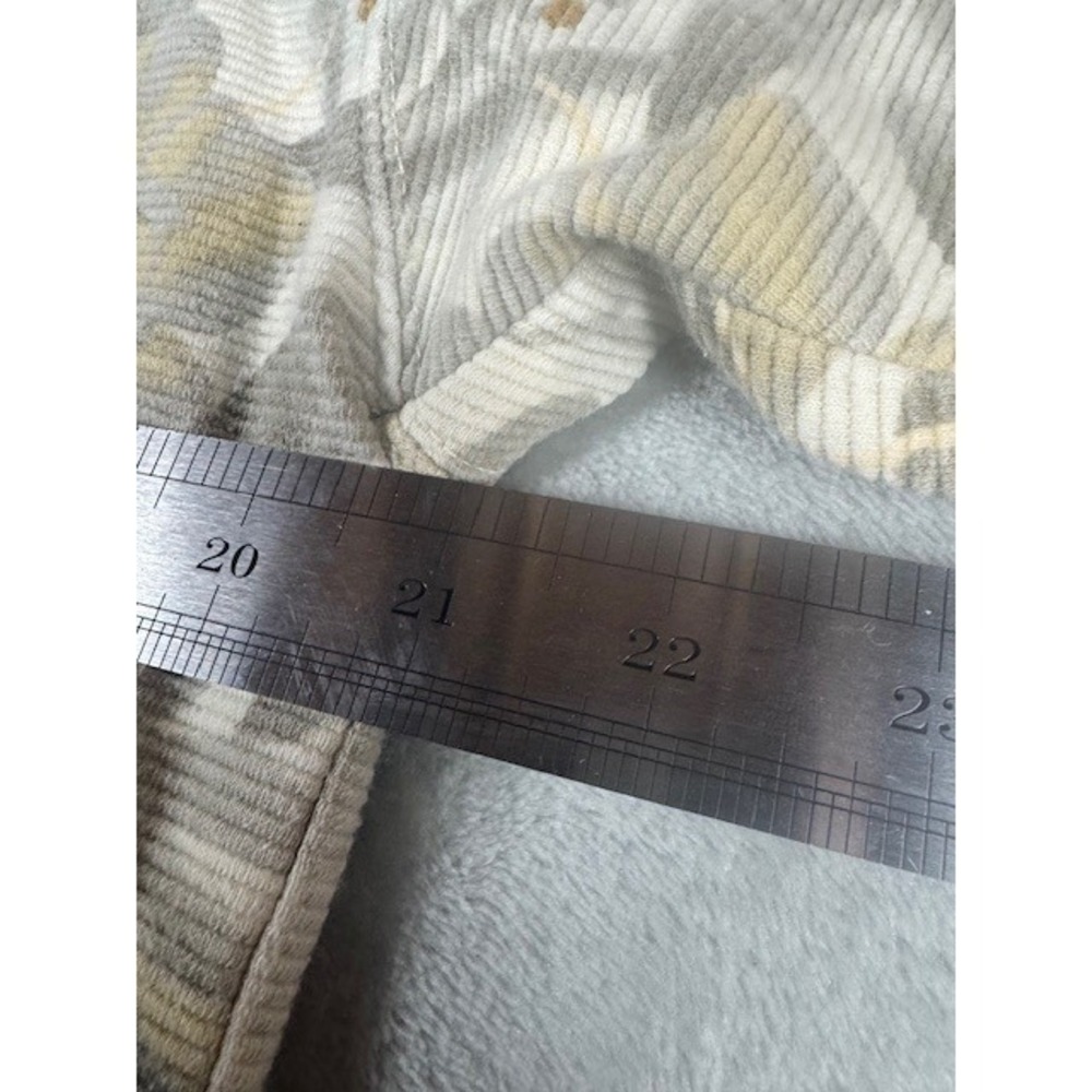 Tommy Bahama Mens Ribbed Cotton Tropical Floral‎ Polo Shirt Beige Gray Medium - Picture 3 of 9